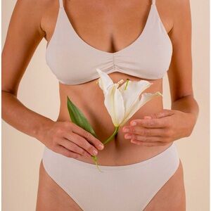 Indigo Luna Layla Bralette in Pearl